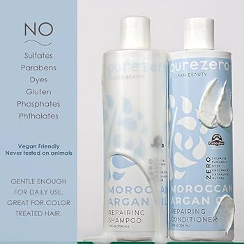 Amazon.com : Purezero Moroccan Argan Oil Shampoo